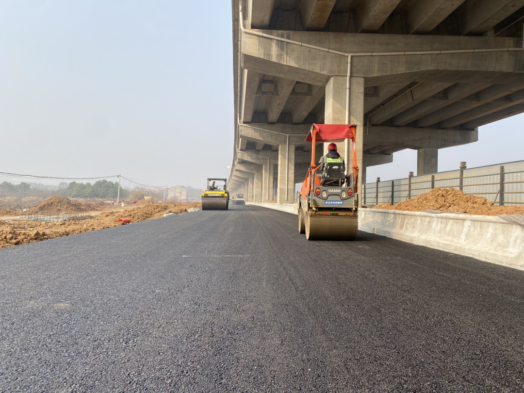 奮斗一線 ，獻禮元旦！高新八路項目又有“新”消息